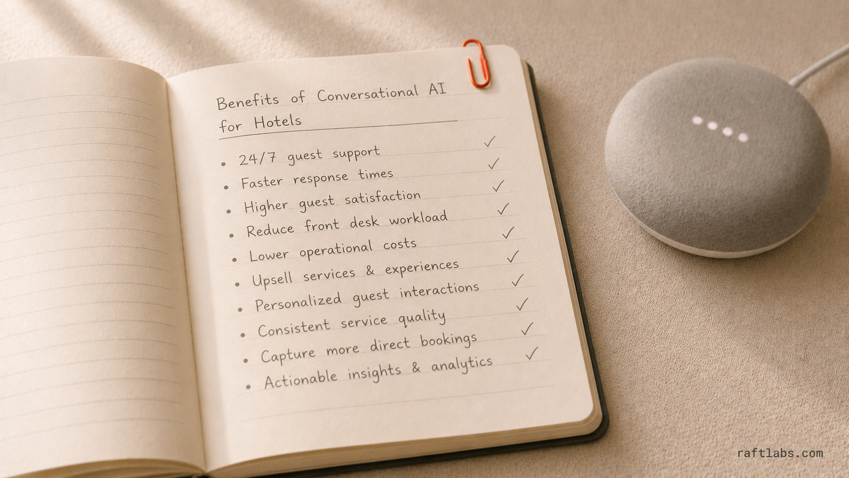 Key Benefits of Conversational AI in Hospitality