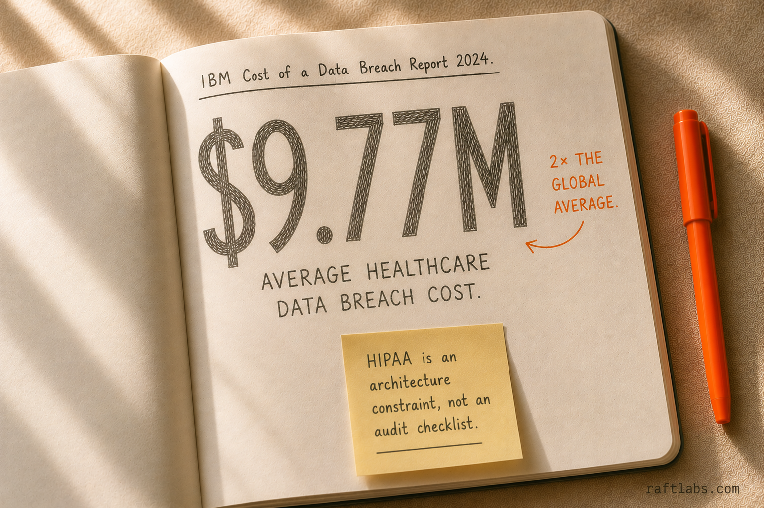 Healthcare data breach costs $9.77M on average - IBM 2024 report