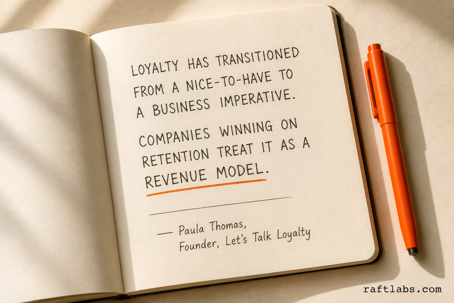 Paula Thomas on loyalty as a revenue model - expert pull quote